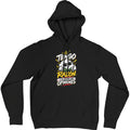 Sudadera negra Tengo Razón - Humor con actitud | Algodón Rebelde