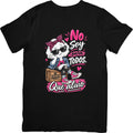 Camiseta negra Algodón Alivio - Actitud y amor propio | Algodón Rebelde