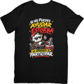 Camiseta negra Si No Puedes Ayudar Estorba - Humor trabajo