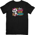 Camiseta negra Qué Bonito Sería Que Me Importara - Algodón Rebelde