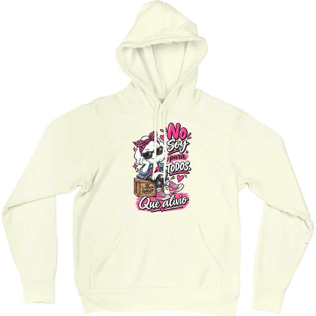Sudadera beige Algodón Alivio - Actitud y amor propio | Algodón Rebelde